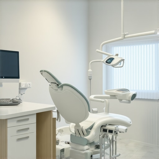 Modern dental clinic showcasing digital smile design and advanced restorative tools.