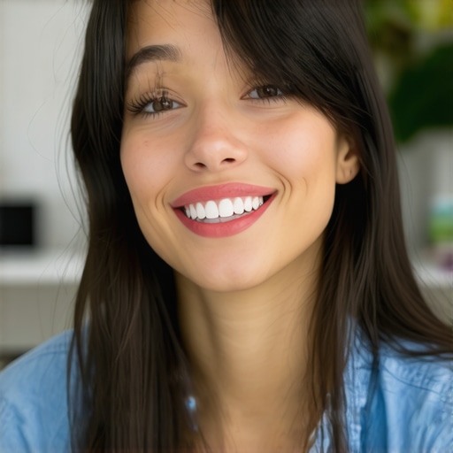 Person contemplating Invisalign and braces options