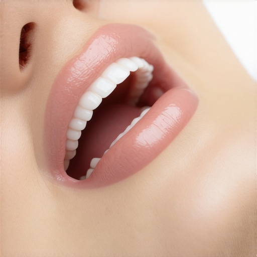 Dental professional using a digital intraoral scanner to examine a patient's teeth