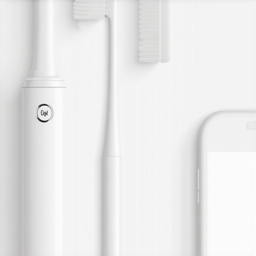 Advanced Dental Tools for Long-Term Care A set of contemporary dental maintenance tools showcasing technology-enhanced oral health care.