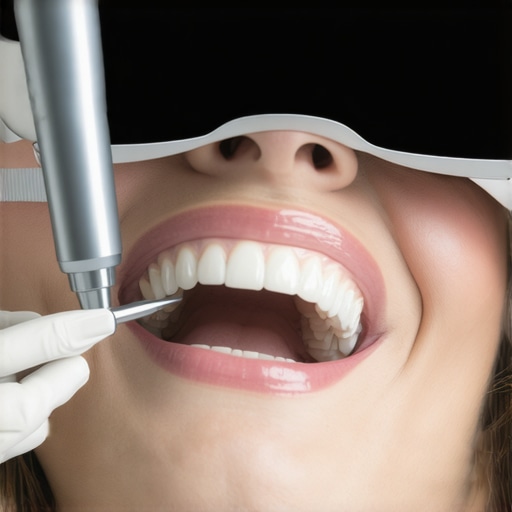 Dentist using advanced digital tools to plan dental crowns
