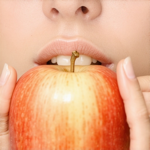 How to eat an apple without breaking your dental work