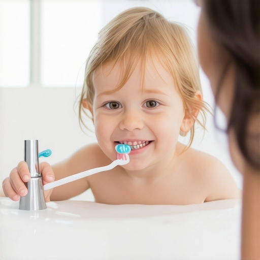 How to stop your toddler from swallowing their toothpaste