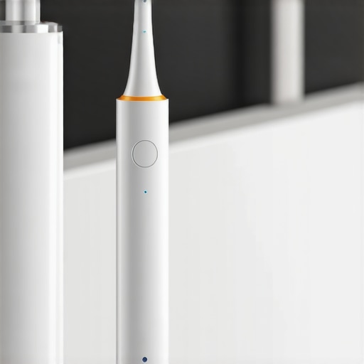 Modern Dental Tools for Maintaining Oral Health Electric toothbrush and ultrasonic water flosser highlighting advanced oral hygiene tools