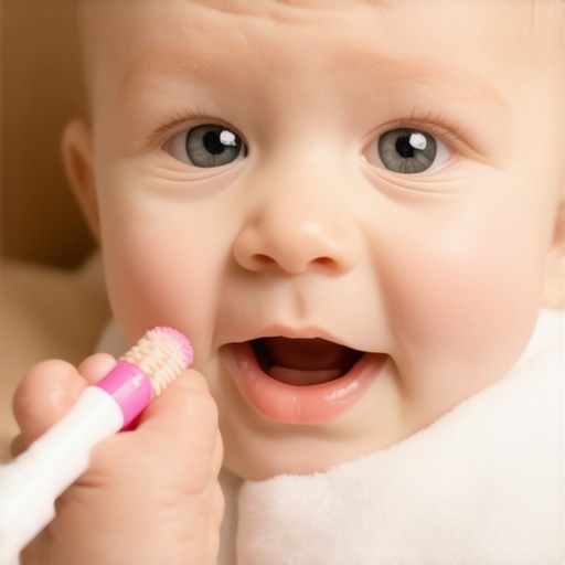 The mistake parents make when cleaning a baby’s first tooth
