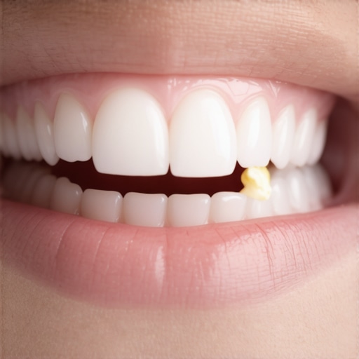 The safest way to remove a popcorn hull stuck under your gums