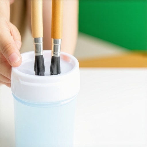 Deep Cleaning a Sippy Cup for Bacterial Safety Person disinfecting a child's sippy cup by boiling parts and scrubbing with brushes