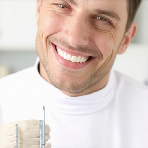 Dentist explaining advanced dental concepts to a patient