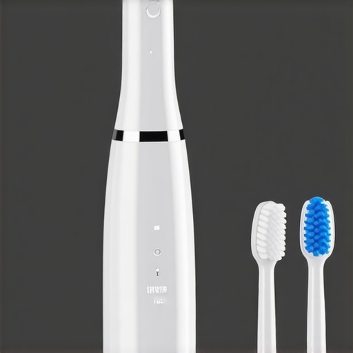 An electric sonic toothbrush showing different heads for effective cleaning.