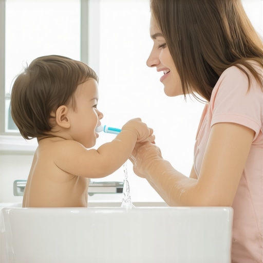 How to get your toddler to spit out toothpaste correctly