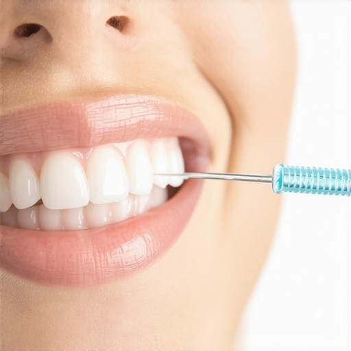 How to safely remove a piece of floss stuck between your teeth