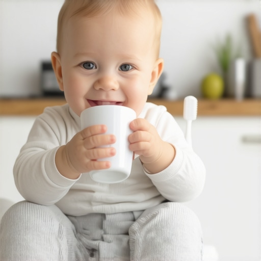 How to transition your baby from a bottle to a cup to protect their teeth