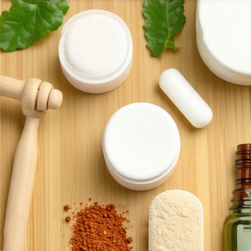 Hand massaging gums with natural oils and gentle techniques