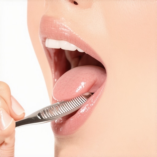 The best way to clean your tongue without gagging