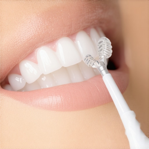 The easiest way to floss around Invisalign attachments