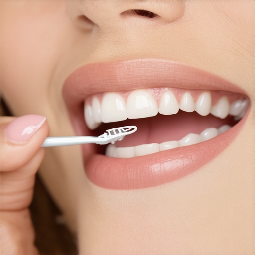 The easiest way to floss when you have a permanent dental bridge