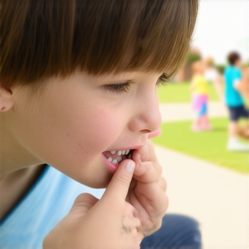 The first thing to do when your child chips a tooth on the playground