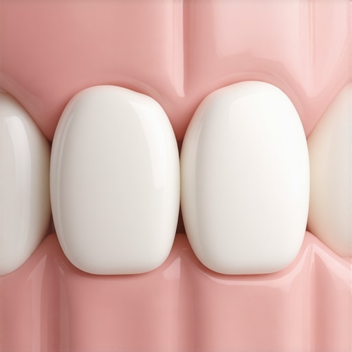 The reason your porcelain crown looks darker at the gumline