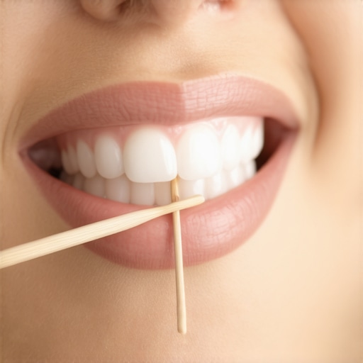 The safest way to use a toothpick without damaging your gums