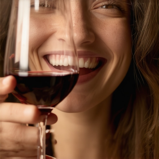 The secret to getting red wine stains off your teeth at a party