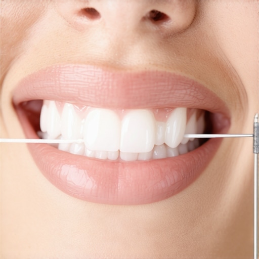 The trick to flossing under a wire without losing your patience