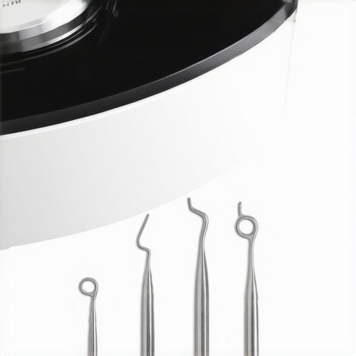 Close-up of ultrasonic cleaner used for cleaning Invisalign trays and dental instruments
