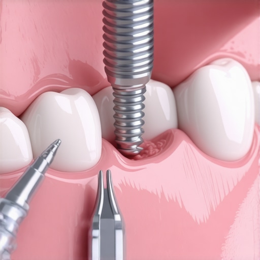 What to do when a piece of your dental implant screw shows