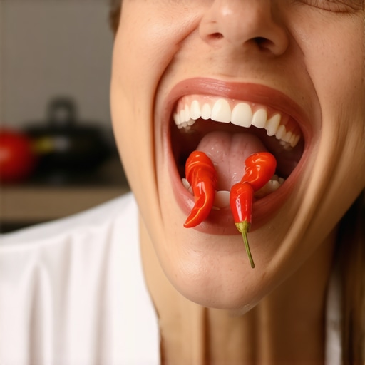 Why your tongue burns after eating spicy food with new dentures