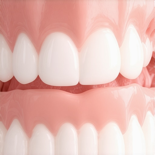 Advanced 3D Dental Mapping for Restorations A 3D digital scan showing a dental crown and teeth alignment.