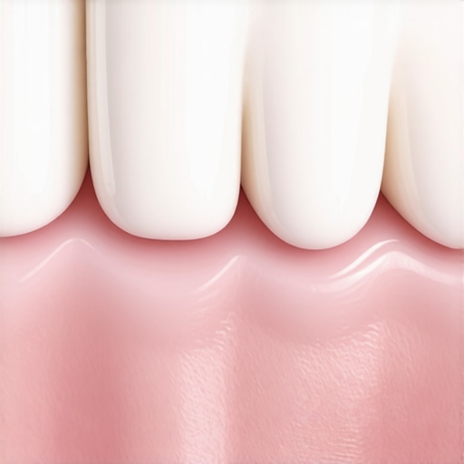 Detailed view of the margin and seal of a dental crown.