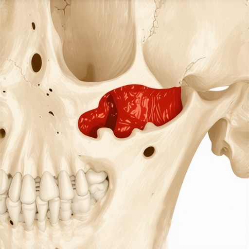 Bite Alignment and TMJ Pressure Map Diagram showing how misaligned teeth create stress on the jaw joint and TMJ disc.