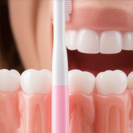 Correct Toothbrush Grip for Gum Health Person holding a toothbrush with a light pen grip to prevent gum recession.