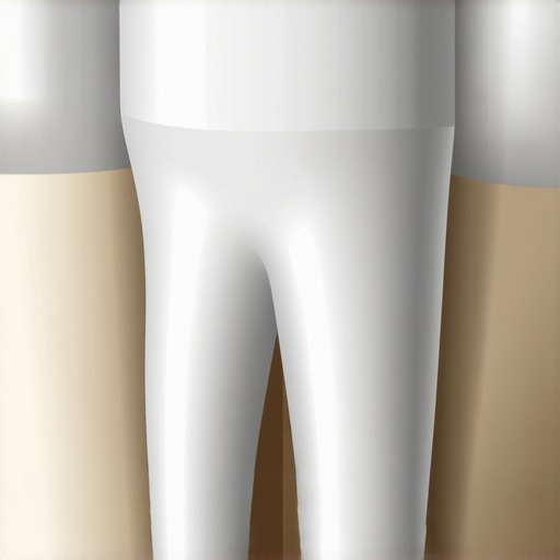 Dental Crown Margin and Gum Health A close-up view of a dental crown showing the important margin at the gum line.
