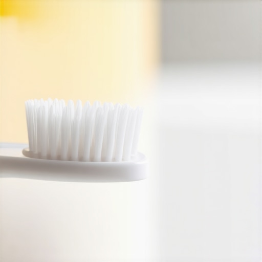 Desensitizing toothpaste for front teeth Applying desensitizing toothpaste to a soft toothbrush to treat sugar sensitivity.