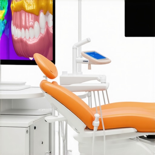 A 3D dental scan showing the precision of modern bite alignment technology.