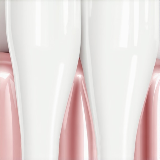 High-Precision Dental Crown Margin Detailed view of a seamless dental crown margin showing healthy gum tissue integration.