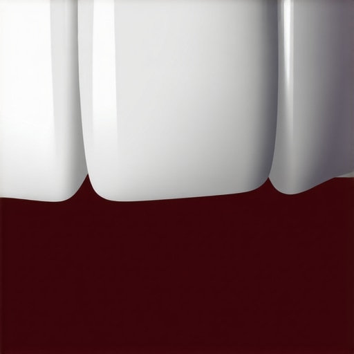 High Quality Dental Crown Margin Close-up of a perfectly fitted dental crown showing healthy gum margins.