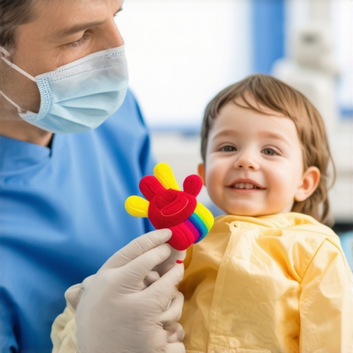 How to stop your toddler from biting the dentist during an exam