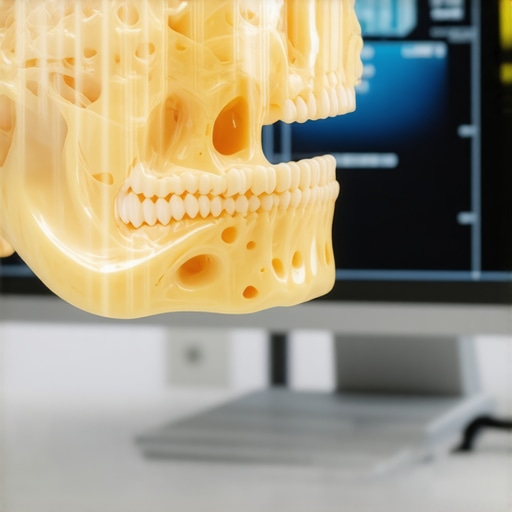 High-tech 3D CBCT scanner showing a digital dental map