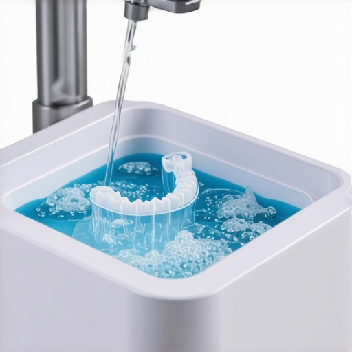 Ultrasonic dental cleaner for retainers and aligners