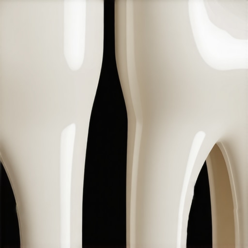 Natural Tooth Translucency vs Porcelain Close-up of a dental restoration showing natural light reflection and texture compared to a natural tooth.