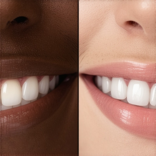 Comparison between natural micro-asymmetry in teeth and over-corrected robotic dental work.