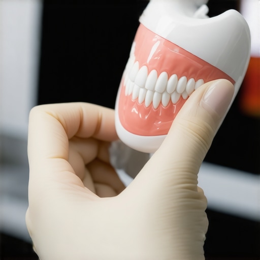 Precision 3D Dental Scanning Technology A dentist using a 3D intraoral scanner to create a digital map of a patient's teeth.