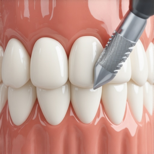 A dental model illustrating the importance of a precise crown margin for long-term oral health.