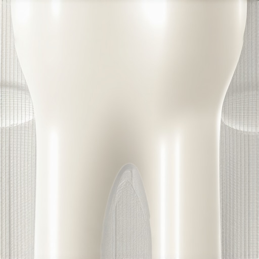 Precision Dental Crown Fit Close up of a high-quality 3D dental scan showing a restorative crown fit