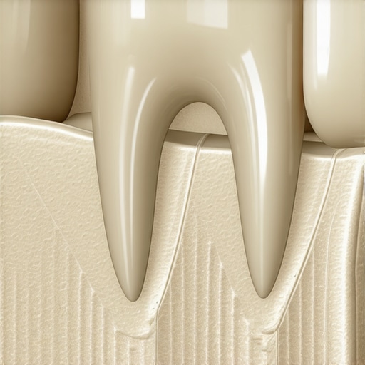 Precision Dental Crown Fitting Close-up 3D dental scan of a crown restoration