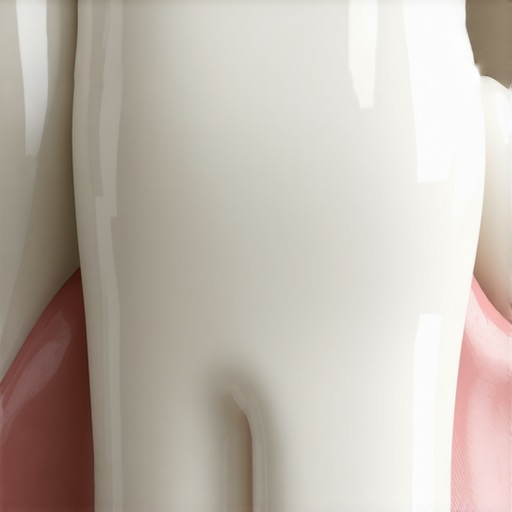 Professional ceramic dental crown placement