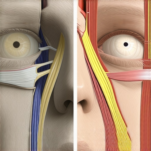 Illustration of the maxillary sinus pressing on dental nerves
