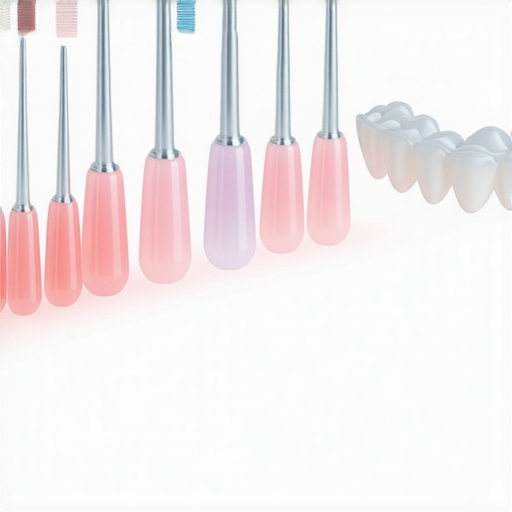 Interdental brushes and dental bridge maintenance tools