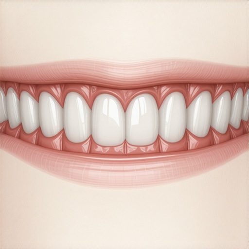 3D medical illustration of teeth micro-fractures caused by misalignment